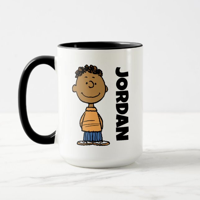 Mug Franklin Smiling | Ajouter Votre Nom (Gauche)