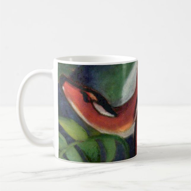 Mug Franz Marc Red Deer célèbre peinture animale (Gauche)