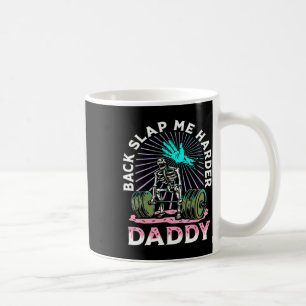 Mug Frappe-moi plus fort Papa musculation Bodybuildi