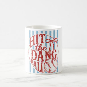 Mug Frappez donc cette balle - T-shirt drôle de baseba
