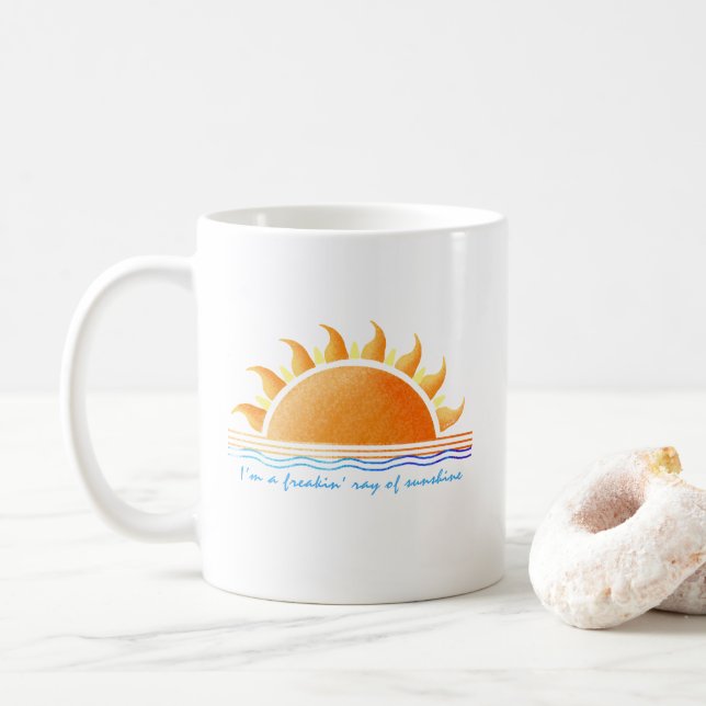 Mug Freakin Ray of Sunshine (Avec donut)