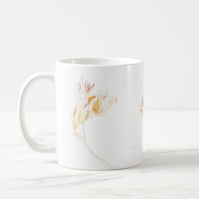 Mug Freesia No. 3 séché (Gauche)