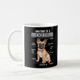 Mug French Bulldog Anatomie Drôle Chien