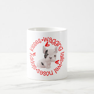 Mug French Bulldog, baisers bâclés