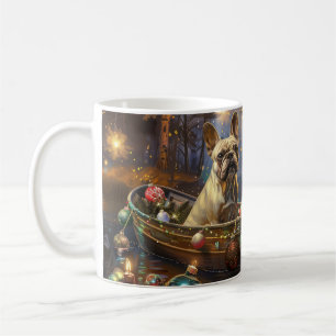 Mug French Bulldog Christmas Festive Voyage