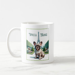 Mug French Bulldog Vive la France