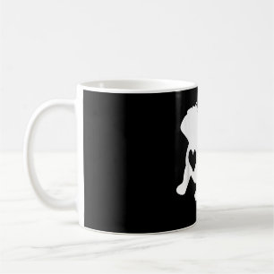Mug French Bulldog Yoga Love Heart Frenchie Workout