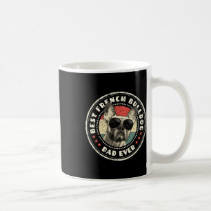 Mug Frenchie Dad Jour Rétro Français Bulldog Lover Pro