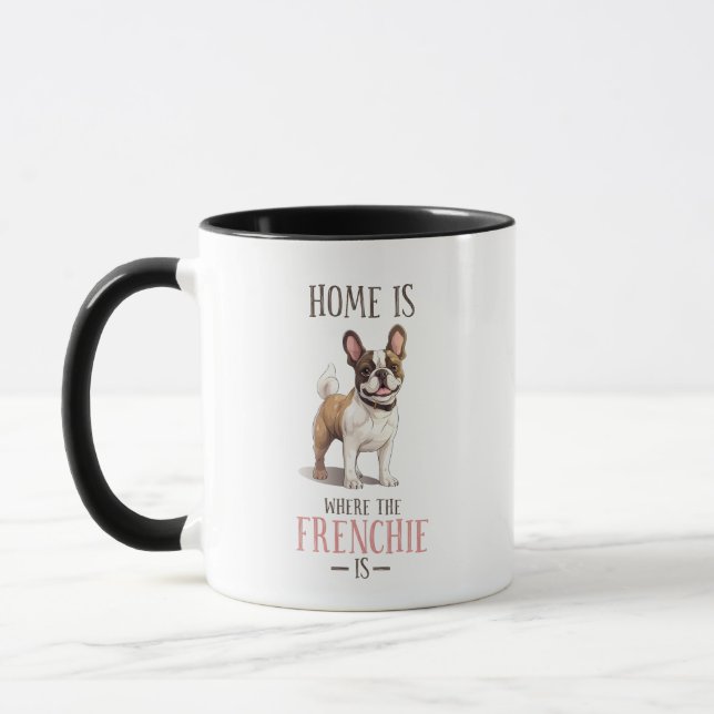 Mug Frenchie : Embrassez chez vous avec notre Bulldog  (Gauche)