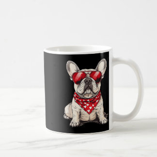 Mug Frenchie Heart Bandana Cool French Bulldog Lover V