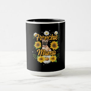 Mug Frenchie Mama French Buldog Sunflower