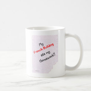 Mug Frenchie Mate Mes devoirs