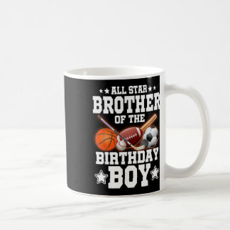 Mug Frère All Star du garçon de la fête d'anniversaire