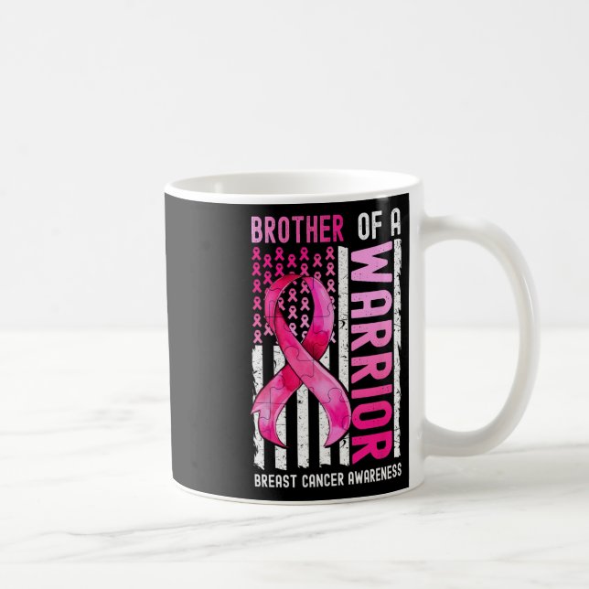 Mug Frère D'Un Guerrier Cancer Du Sein Usa (Droite)