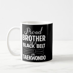Mug Frère fier d'un ceinture noire en Taekwondo