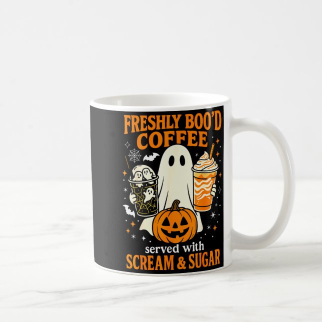 Mug Freshly Boo'd Coffee Served With Scream And Sugar  (Droite)