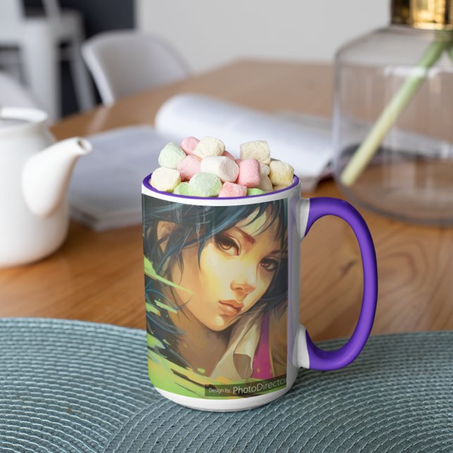 Mug Fresque 2 Anime 1 (Mural 2 Anime 1 Coffee Mug)