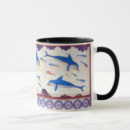 Mug Fresque de dauphin du palais de Minoan de Knossos