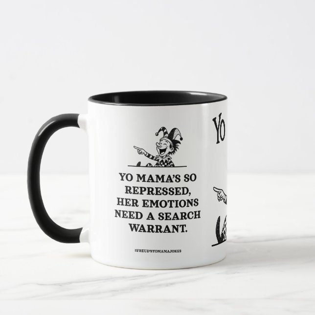 Mug freudian yo mama jokes - Repressed emotions (Gauche)