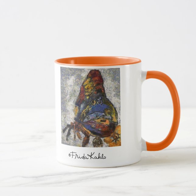 Mug Frida Kahlo Butterfly Monet Inspiré (Droite)