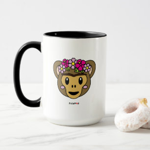 Mug Frida Kahlo   FridaMoji - singe