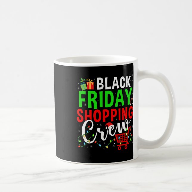 Mug Friday Shopping Crew Christmas Lights Black Shoppi (Droite)