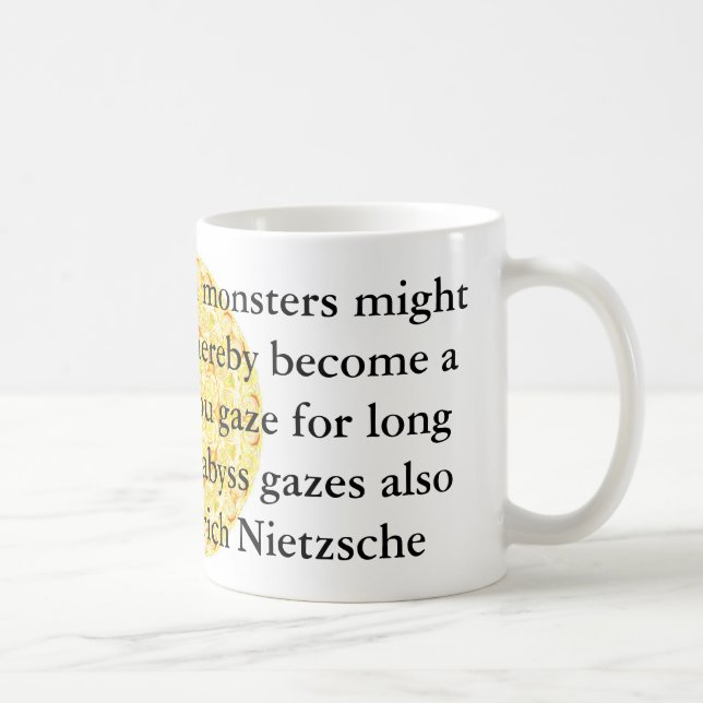 Mug Friedrich Nietzsche - citation profonde (Droite)