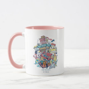 Mug FRIENDS™ Collage de dessins animés