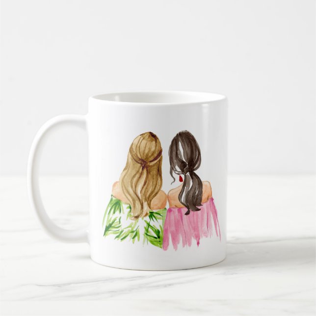Mug Friends Forever Gig Blonde et Brunette (Gauche)