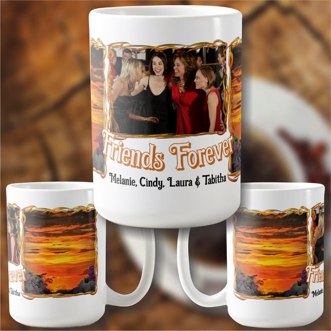 Mug Friends Forever Sunset Marina 2584 (Créateur téléchargé)