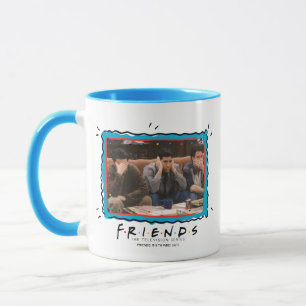 Mug FRIENDS™ Joey, Ross et Chandler sur le canapé