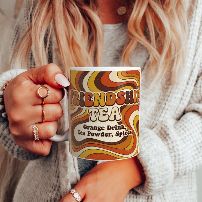 Mug Friendship Tea Groovy Recipe Art (Créateur téléchargé)