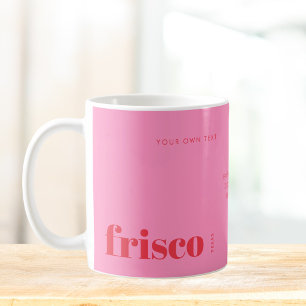 Mug Frisco Texas rose moderne