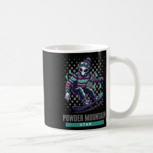 Mug Frissons cosmiques - Snowboard Alien En Poudre Mou