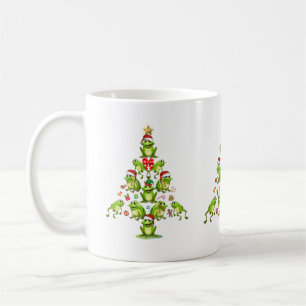 Mug Frog Christmas Tree Cadeau Funny Christmas Frog