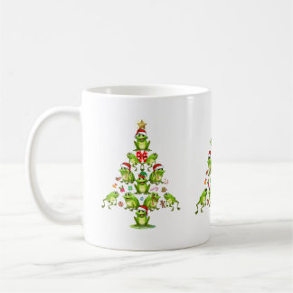 Mug Frog Christmas Tree Cadeau Funny Christmas Frog 