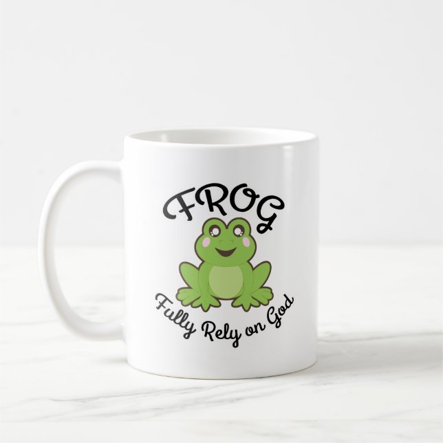 Mug FROG- Se fier entièrement à Dieu (Gauche)