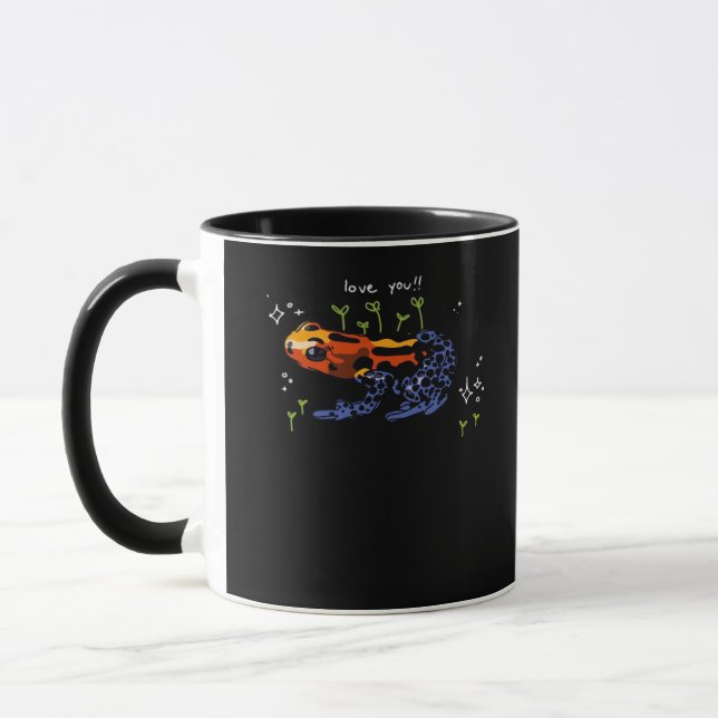Mug Frog Who Loves You Simple Classic Style (Gauche)