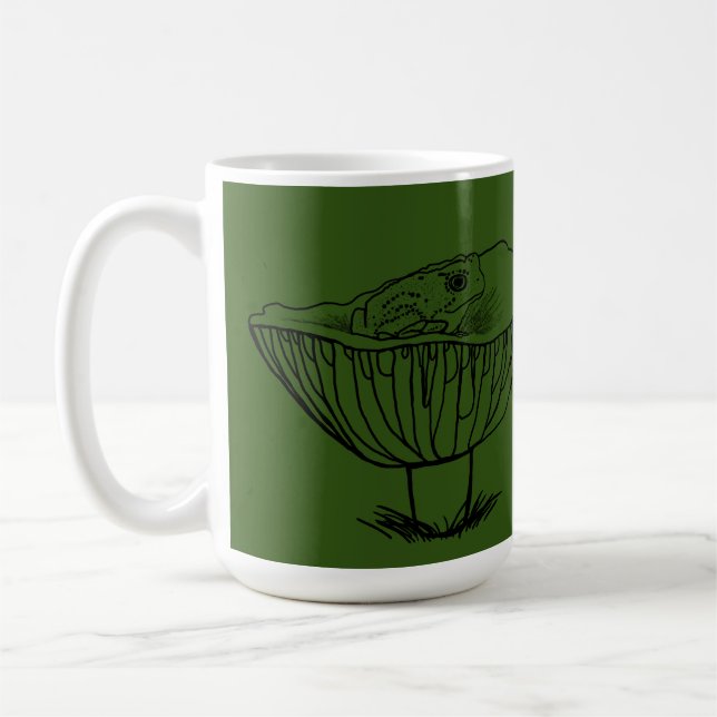 Mug Froggy sur un champignon (Gauche)