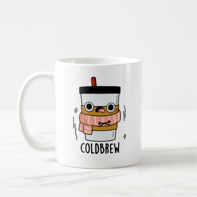 Mug Froid Brew Funny Congélateur de café Pun (Gauche)