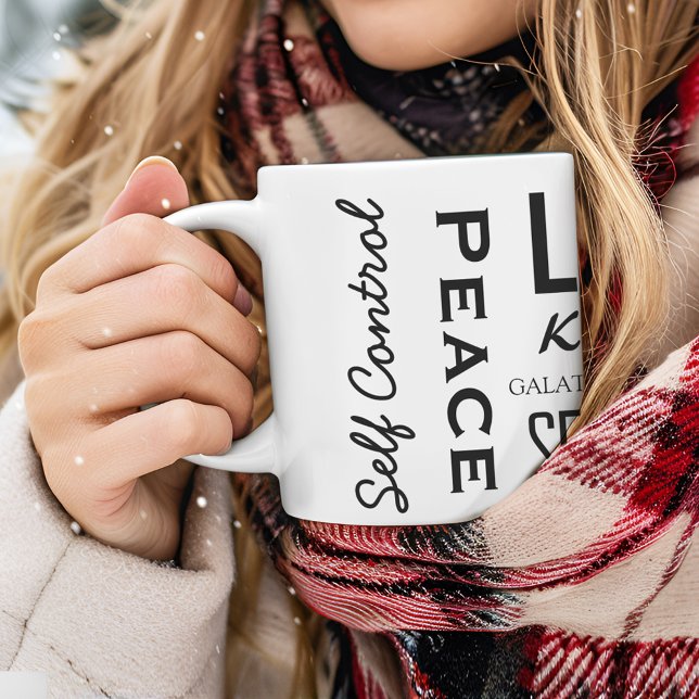 Mug Fruit Chrétien De L'Esprit, Galates 5:22-23 (Créateur téléchargé)