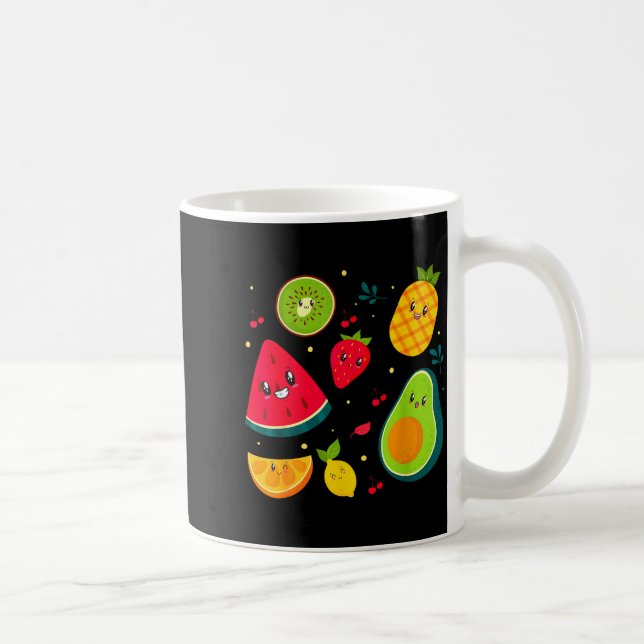 Mug Fruit Costume Sweet Tea Fruit Salad Men Women Coup (Droite)