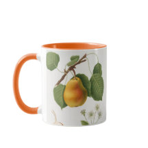 Fruit Vintage de fleurs de poires sur mesure