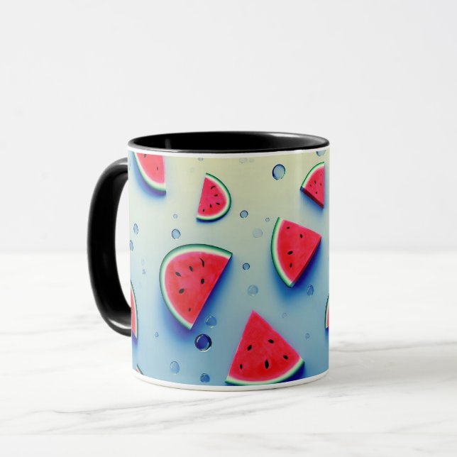 Mug Fruits caricaturaux de Vega Cute Watermelon Slice  (Devant gauche)