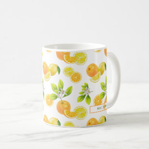 Mug Fruits d'agrumes Oranges et citrons Patten