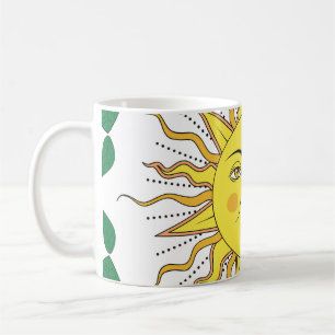 Mug Fruits de citron tropicaux, Face Soleil.