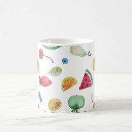 Mug fruits d'été colorés