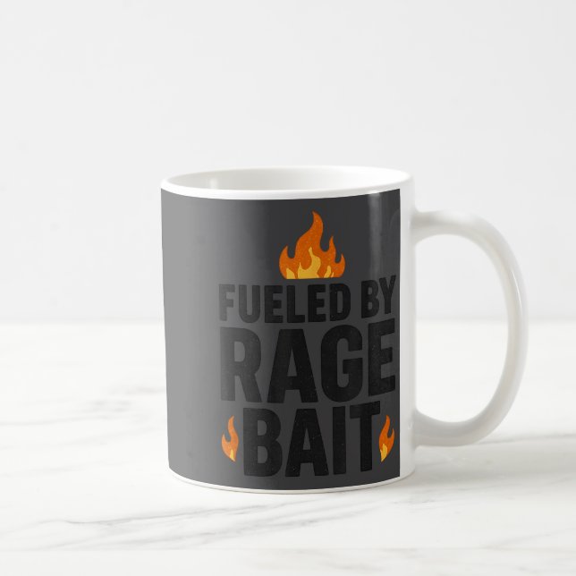 Mug Fueled By Rage Bait Funny Meme Internet Quote  (Droite)
