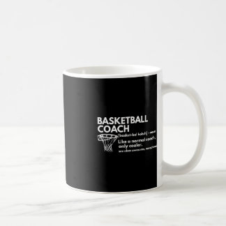 Mug Fun Basketball Coach Définition Coaching Cadeau