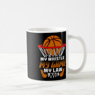 Mug Fun Bysketbyll Citations d'arbitre Cadeau I Hoops